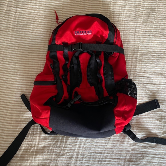 Burton Backpack, Red - Picture 2 of 8